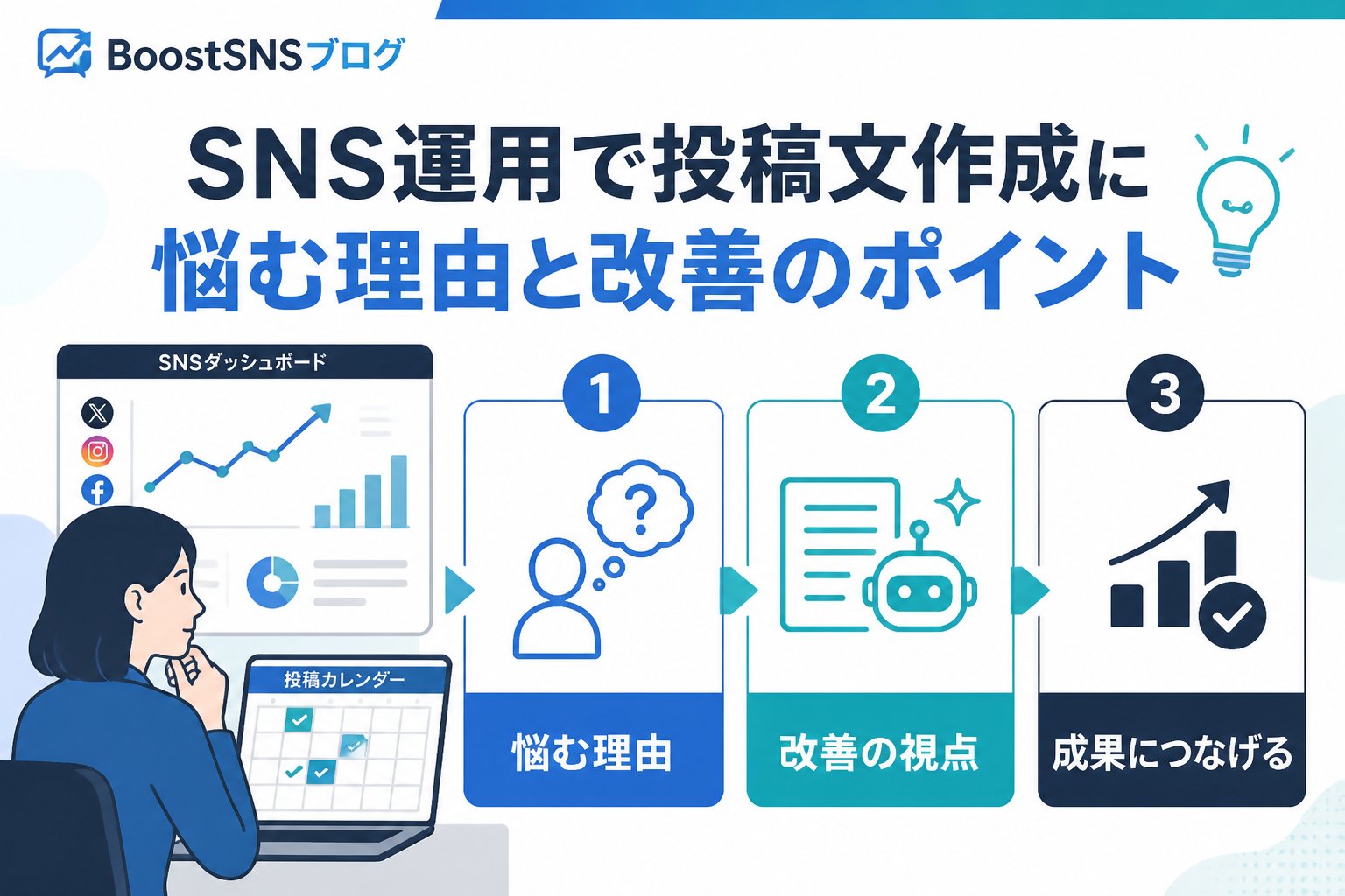 SNS自動化 SNS運用で投稿文作成に悩む理由と改善のポイント