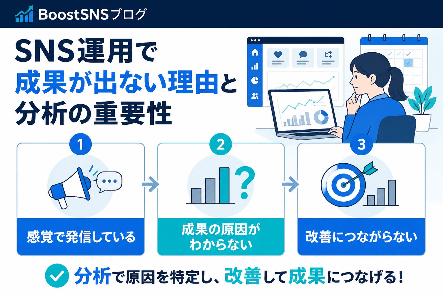 アカウント運用 SNS運用で成果が出ない理由と分析の重要性