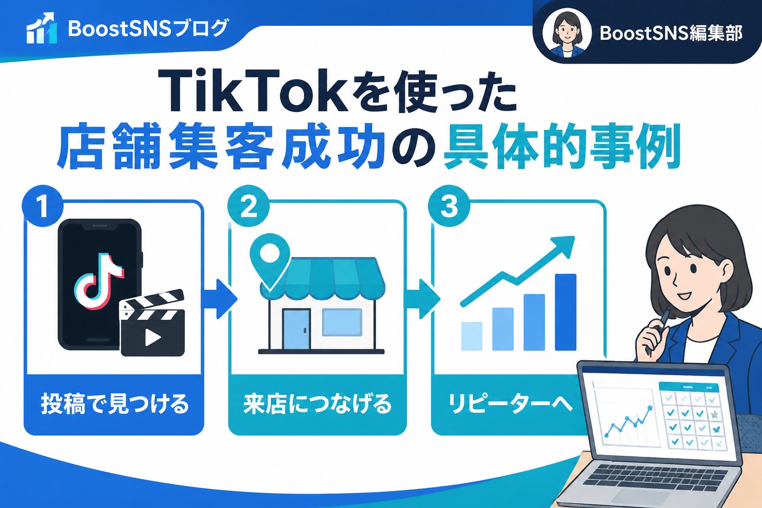 SNSマーケティング TikTokを使った店舗集客成功の具体的事例