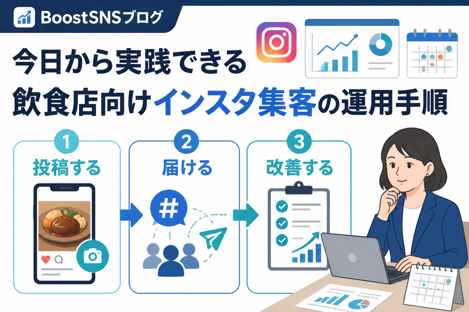 SNSマーケティング 今日から実践できる飲食店向けインスタ集客の運用手順