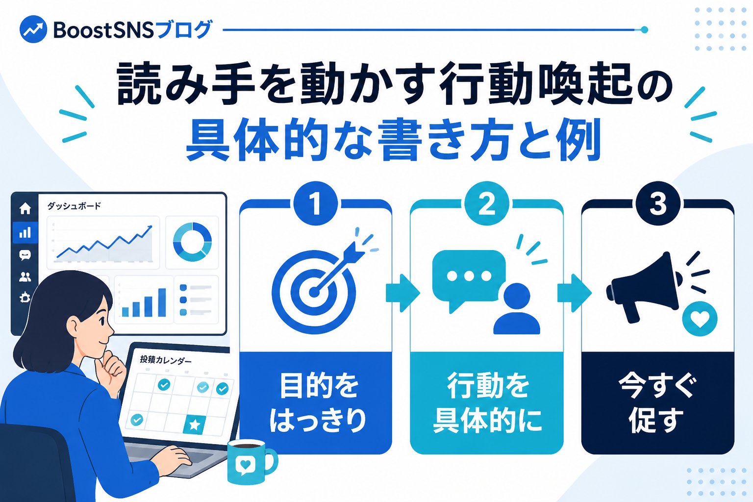 集客ノウハウ 読み手を動かす行動喚起の具体的な書き方と例