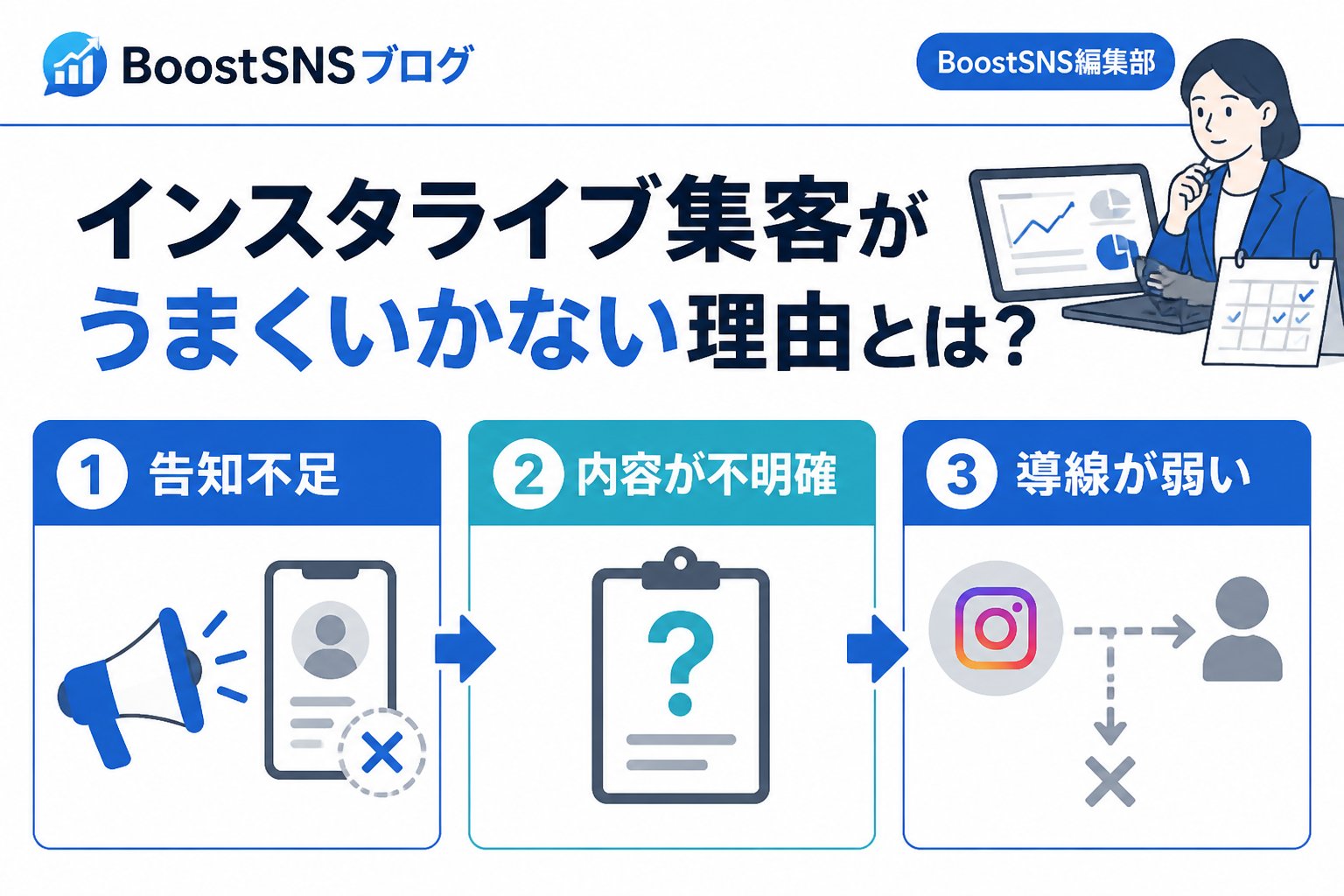 集客ノウハウ インスタライブ集客がうまくいかない理由とは?