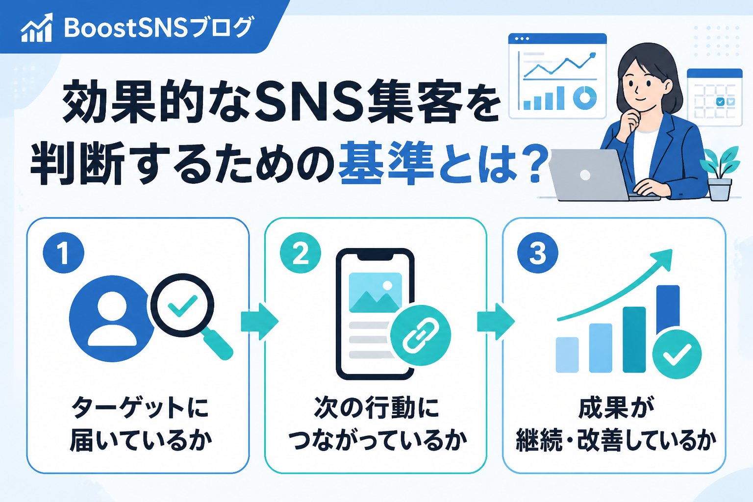 集客ノウハウ 効果的なSNS集客を判断するための基準とは？