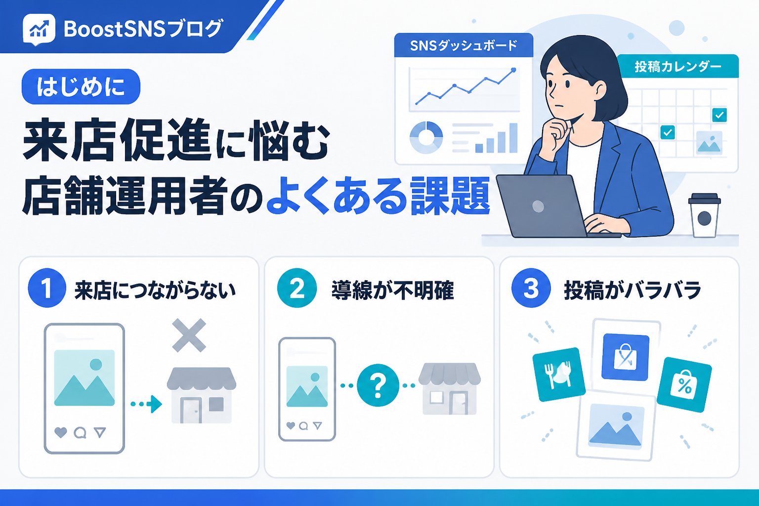 集客ノウハウ はじめに：来店促進に悩む店舗運用者のよくある課題