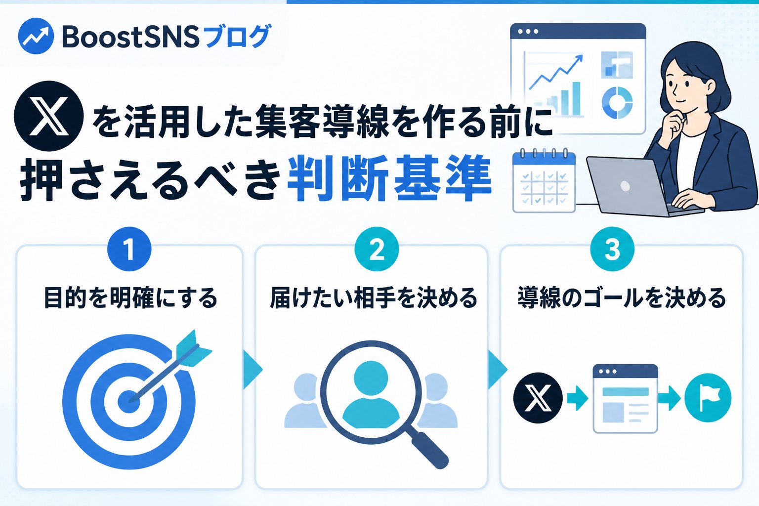 集客ノウハウ Xを活用した集客導線を作る前に押さえるべき判断基準