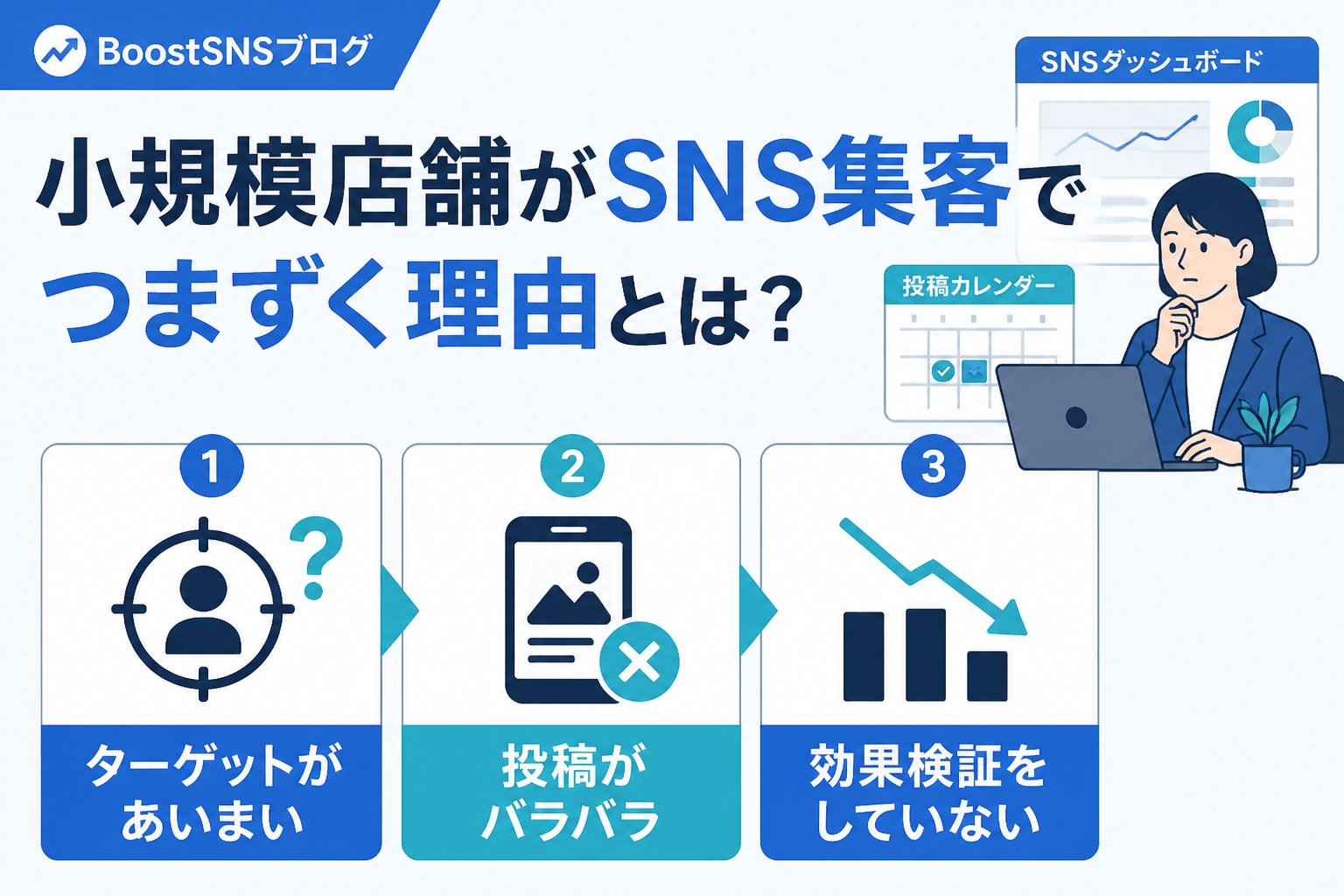 集客ノウハウ 小規模店舗がSNS集客でつまずく理由とは？