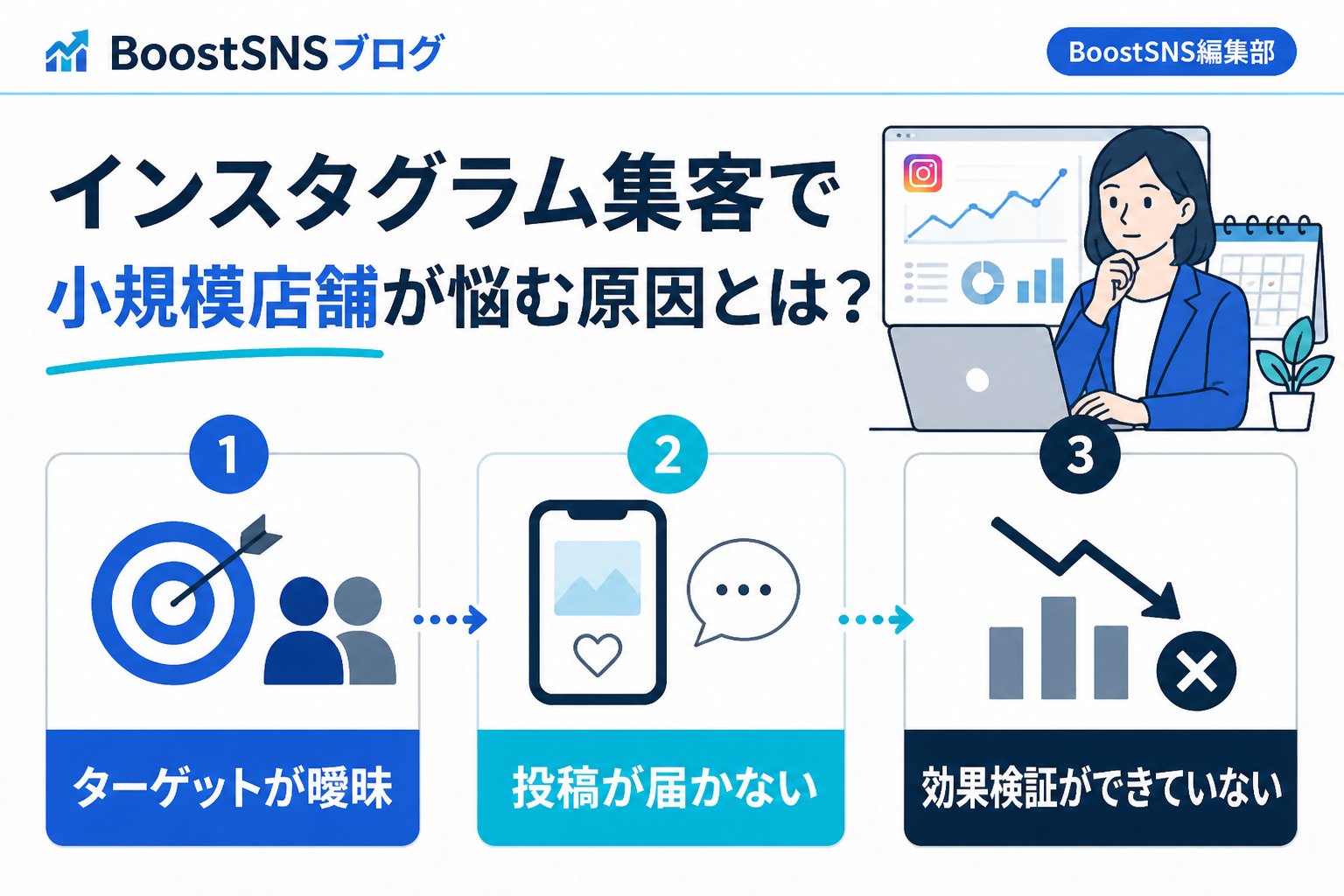 集客ノウハウ インスタグラム集客で小規模店舗が悩む原因とは?