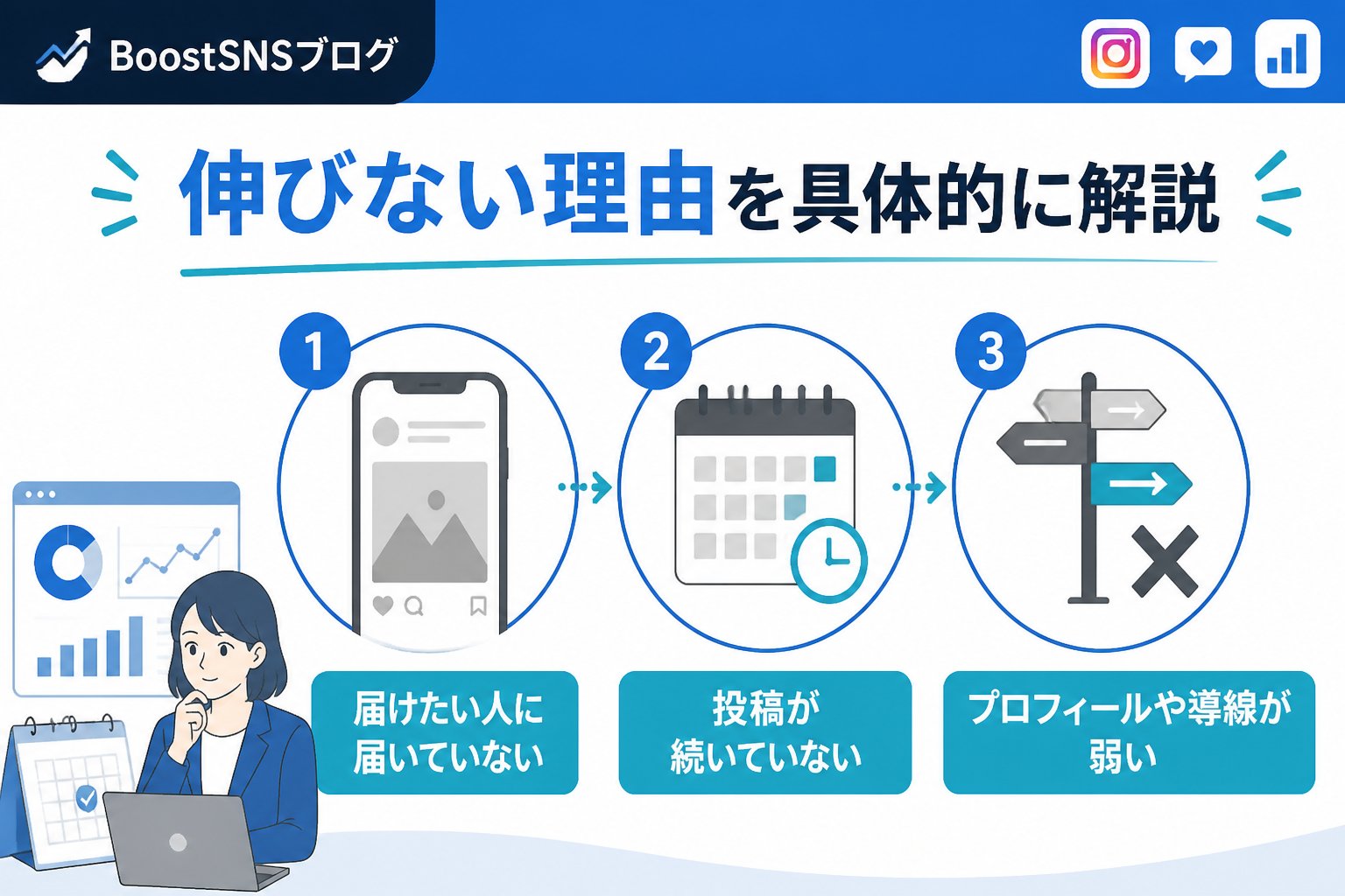 集客ノウハウ 伸びない理由を具体的に解説