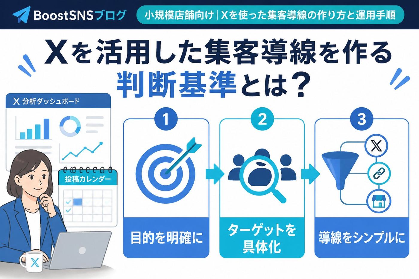 集客ノウハウ Xを活用した集客導線を作る判断基準とは？