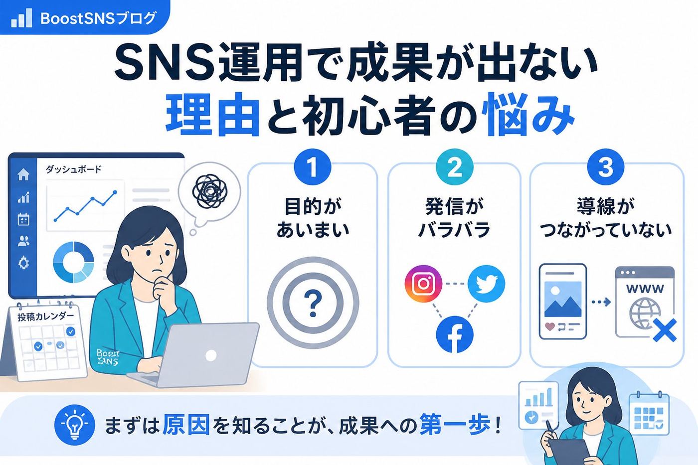SNSマーケティング SNS運用で成果が出ない理由と初心者の悩み