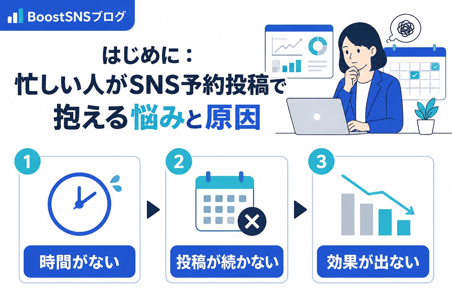 SNS自動化 はじめに：忙しい人がSNS予約投稿で抱える悩みと原因