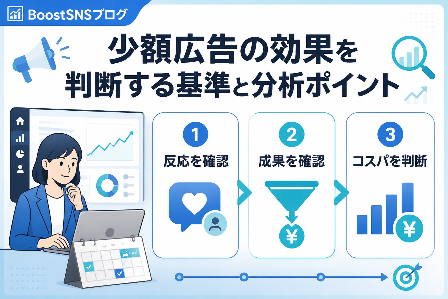 SNSマーケティング 少額広告の効果を判断する基準と分析ポイント