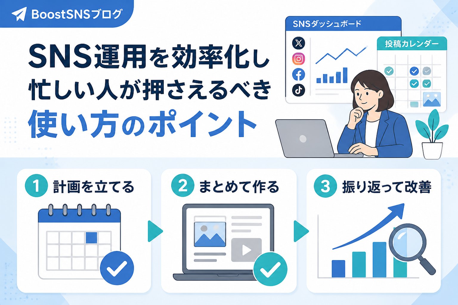 SNS自動化 SNS運用を効率化し忙しい人が押さえるべき使い方のポイント