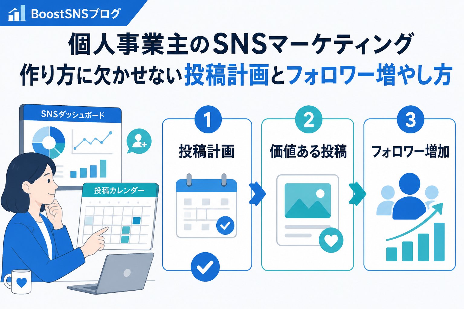 SNSマーケティング SNSマーケティング個人事業主作り方に欠かせない投稿計画とフォロワー増やし方