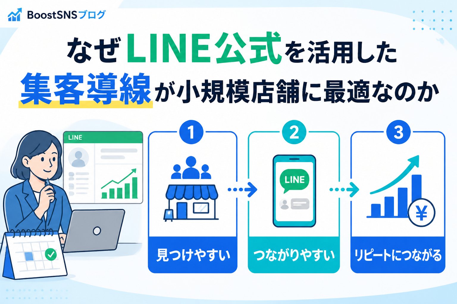 集客ノウハウ なぜLINE公式を活用した集客導線が小規模店舗に最適なのか