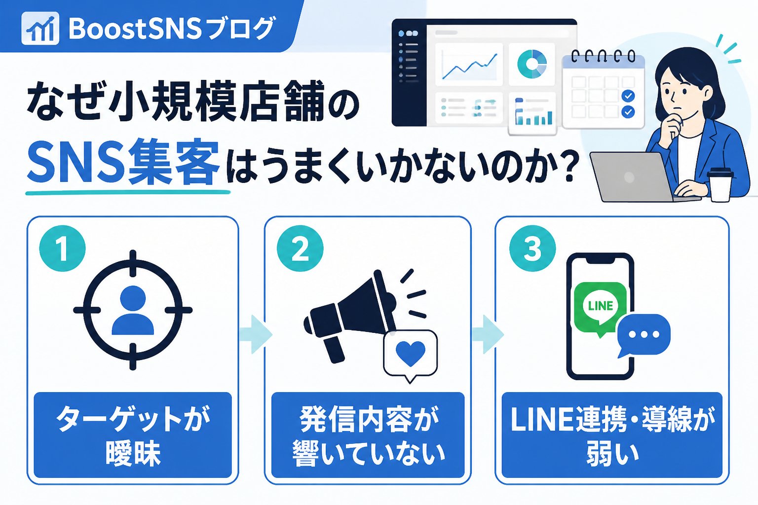 集客ノウハウ なぜ小規模店舗のSNS集客はうまくいかないのか？