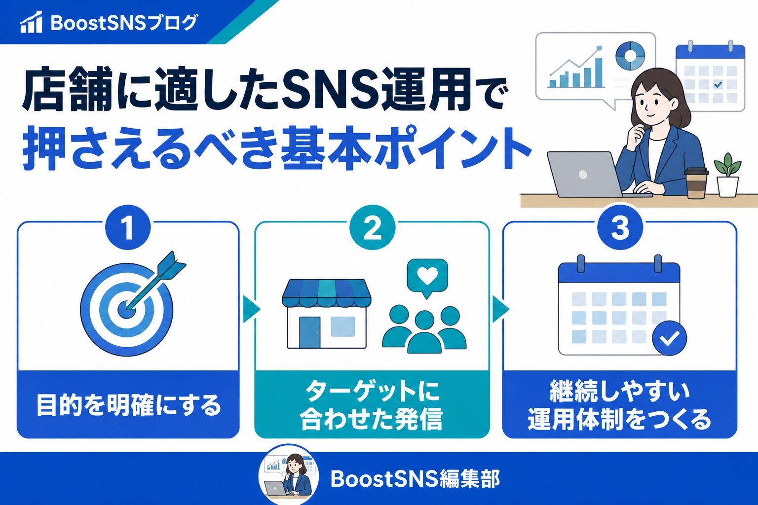SNSマーケティング 店舗に適したSNS運用で押さえるべき基本ポイント