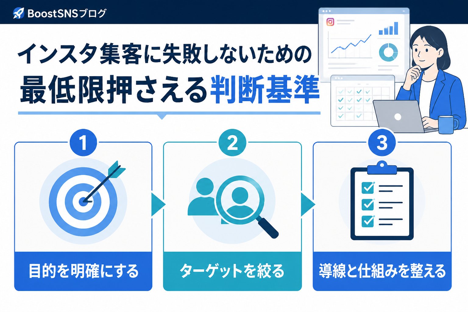集客ノウハウ インスタ集客に失敗しないための最低限押さえる判断基準