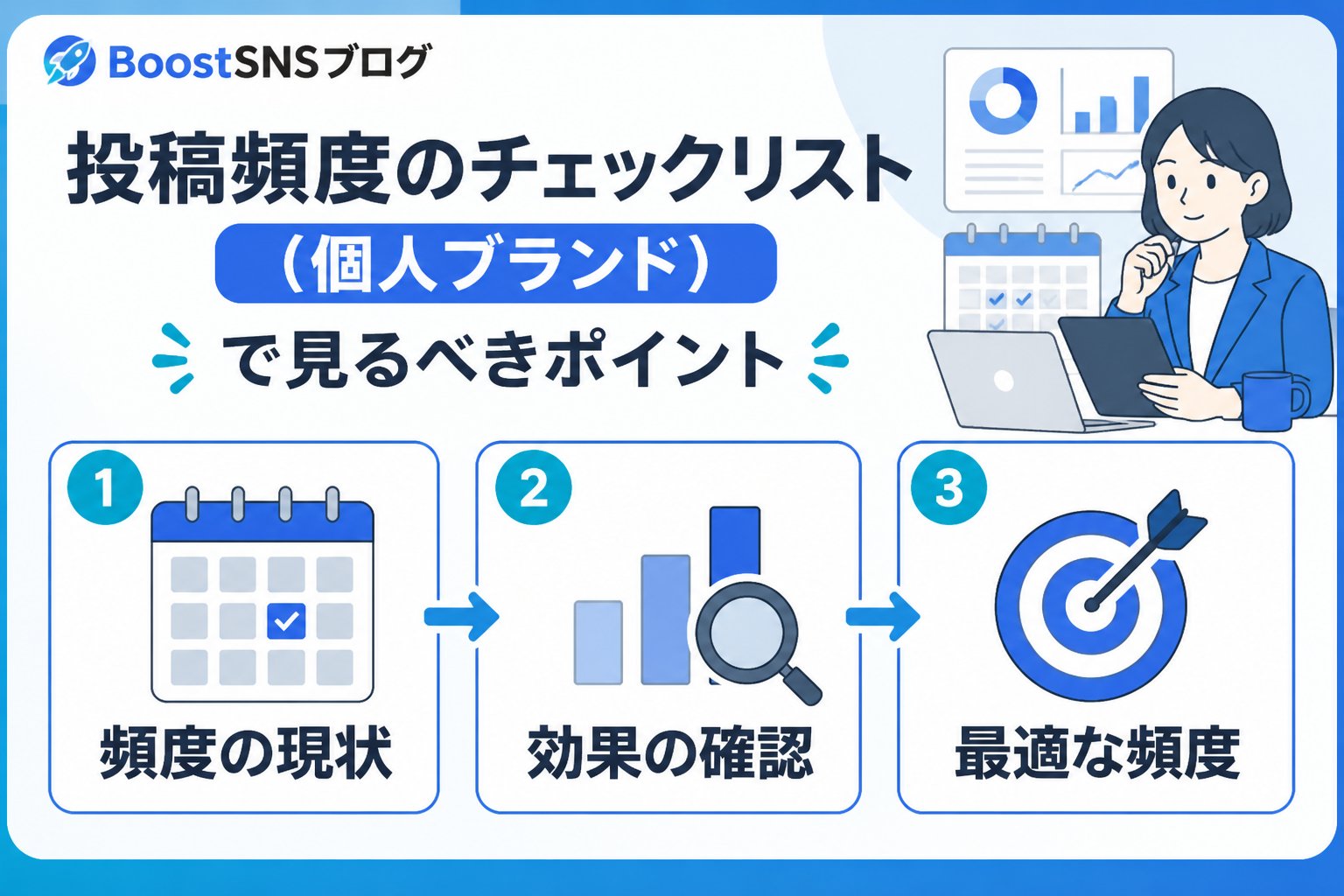 アカウント運用 投稿頻度のチェックリスト（個人ブランド）で見るべきポイント
