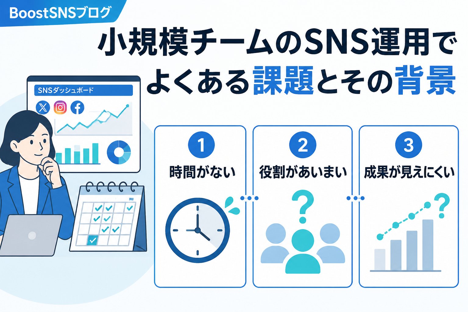 SNS自動化 小規模チームのSNS運用でよくある課題とその背景