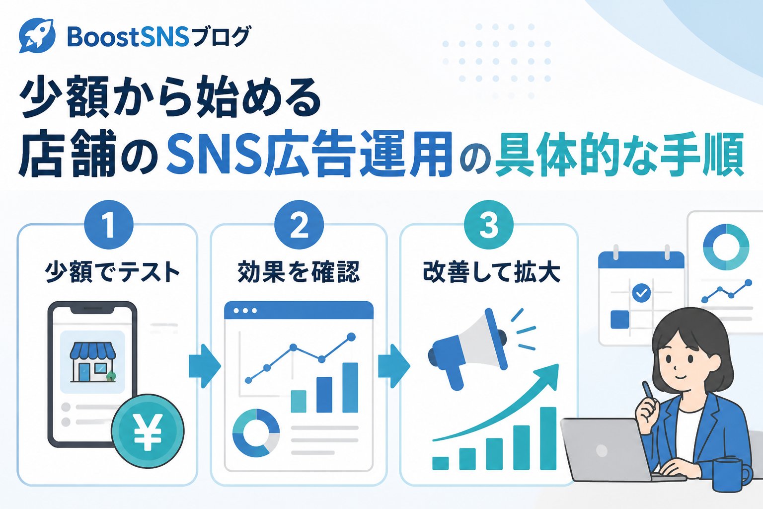 SNSマーケティング 少額から始める店舗のSNS広告運用の具体的な手順