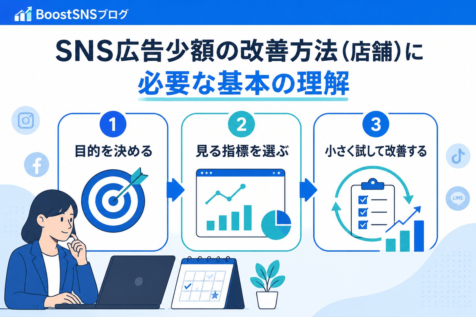 SNSマーケティング SNS広告少額の改善方法（店舗）に必要な基本の理解